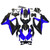 2008-2009-2010 Suzuki GSXR 600 750 Blue Black GSXR Racing Amotopart Fairings Customs Fairing