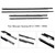 1991-1994 Nissan Sunny B13 4PCS Window Sweep Weatherstrips Generic