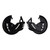 2001-2015 Honda Goldwing and Goldwing Tour models Front Brake Disc Rotor Covers Black Generic