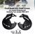 2001-2015 Honda Goldwing and Goldwing Tour models Front Brake Disc Rotor Covers Matte Black Generic