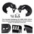2013-2015 Honda F6B Front Brake Disc Rotor Covers Matte Black Generic