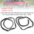 1983-1987 Toyota AE86 Corolla 2-Door Front Roof Side Rail Weatherstrip Left+Right Set 62381-12140 Generic