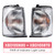 1999-2002 Land Rover Discovery 2 Pre-Facelift Models PAIR of Indicator Light Lamp XBD100880 XBD100870 White Generic