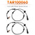 1998-2004 Land Rover Discovery 4.0 2.5 TD5 2X Front ABS Wheel Speed Sensor TAR100060 Generic
