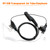 R7-018 Transparent Air Tube Earphone In-ear For R7 R7A MXP600 ION APXN70 APXN50