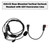 616-C2 Rear-Mounted Tactical Earhook Headset A24 Conversion Line For A25CE A25N
