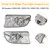 2004-2008 Skoda Octavia II Front Left Right Fog Light Lamp Cover 1Z0941701 1Z0941702 Generic