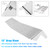 1984-1998 Kenworth W900 T800 T600 T300 13" Drop Visor 304 Stainless Steel Flat Roof Top Sun Visor Generic