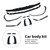 2019-2023 Mercedes Benz A-Class W177 A45 Carbon Fiber Body Kit Bumper W177 A45S Generic