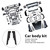 1993-2018 Mercedes Benz G-CLASS W463 G500 G550 G350 G55 G63 G65 Body Kit Bumper W464 G63 G AMG Style Generic