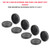 BendPak Dannmar Lifts Set of 8 Round Rubber Arm Pads Car Hoist Lift 5715017 Generic