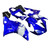 2000-2001 Yamaha YZF-R1 Blue White R1 Racing Amotopart Fairings Customs Fairing