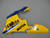 Fairings Yamaha YZF-R1 Yellow Blue No.46 Camel  Racing (2000-2001)