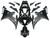 Fairings Yamaha YZF-R1Contrast Black R1 Racing (2002-2003) Fairings Yamaha YZF-R1Contrast Black R1 Racing (2002-2003)
