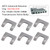 2007+ 10L80 10L90 10R80 Transmission Valve Body 6PCS Solenoid Retainer Clip 105740-01K Generic