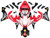 Fairings Yamaha YZF-R1 Red Black Santander  Racing (2004-2006) Fairings Yamaha YZF-R1 Red Black Santander  Racing (2004-2006)