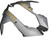 Fairings Yamaha YZF-R1 Silver Matte R1 Racing (2007-2008) Fairings Yamaha YZF-R1 Silver Matte R1 Racing (2007-2008)