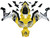 Fairings Yamaha YZF-R1 Yellow White Black R1 Racing (2007-2008) Fairings Yamaha YZF-R1 Yellow White Black R1 Racing (2007-2008)