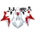 2007-2008 Yamaha YZF-R1 White & Red R1 Racing Amotopart Fairings Customs Fairing
