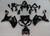 Fairings Yamaha YZF-R1 Black & Red Flame  R1 Racing (2007-2008) Fairings Yamaha YZF-R1 Black & Red Flame  R1 Racing (2007-2008)