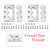 2 Pack Aluminum Fire Wall Pass Through Raw Bracket For Holley Terminator x Max