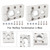 2 Pack Aluminum Fire Wall Pass Through Raw Bracket For Holley Terminator x Max