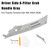 2024-2026 Toyota Tacoma Gen 4th Driver Side A-Pillar Grab Handle Gray Generic