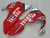 Fairings Yamaha YZF-R1 Red Silver No.7 Fortuna Racing (1998-1999)