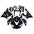 1998-1999 Yamaha YZF-R1 Black White R1 Racing Amotopart Fairings Customs Fairing