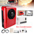 DC 24V RV Air Conditioner 13000btu Truck Split AC For Camping Vehicles Trucks RVs Trailers Red