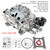 1903 Carburetor 500 CFM 4 Barrel For Avs2 Series Electric Choke Square Flange Dual Quad