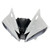 2006-2007 Yamaha YZF-R6 White Black R6 Racing Amotopart Fairings Customs Fairing