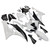 2006-2007 Yamaha YZF-R6 White Black R6 Racing Amotopart Fairings Customs Fairing