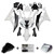 2006-2007 Yamaha YZF-R6 White Black R6 Racing Amotopart Fairings Customs Fairing