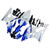 2006-2007 Yamaha YZF-R6 White Blue No.46 FIAT R6 Racing Amotopart Fairings Customs Fairing