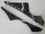 Fairings Yamaha YZF-R6 Black White R6 Racing (2006-2007)