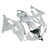 2008-2016 Yamaha YZF-R6 White R6 Racing Amotopart Fairings Customs Fairing
