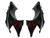 Fairings Kawasaki ZX 10R Black & Red Flame Ninja Racing (2004-2005) Fairings Kawasaki ZX 10R Black & Red Flame Ninja Racing (2004-2005)