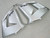 2004-2005 Kawasaki ZX 10R Amotopart Fairings Silver Black Ninja Racing Customs Fairing