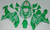Fairings Kawasaki ZX 10R Green & White Flame Ninja Racing (2006-2007) Fairings Kawasaki ZX 10R Green & White Flame Ninja Racing (2006-2007)