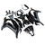 2011-2015 Kawasaki ZX10R Amotopart Fairings Plastics Black Racing Customs Fairing