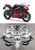 Fairings Plastics Kawasaki ZX10R Ninja Red Racing (2011-2016)