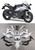 Fairings Plastics Kawasaki ZX10R Ninja White Black ZX10R Racing (2011-2016)