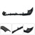 Dry Carbon Fiber Rear Bumper Diffuser Lip Fit Mercedes Benz G-Class W465 2025+