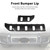 Dry Carbon Front Bumper Lip Chin Spoiler Fit Benz G Class W465 G63 2025-2026