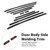Dry Carbon Door Body Side Molding Trim Fit Benz G Class W464 W465 2019-2026