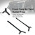 Carbon Fiber Front Side Air Vent Outlet Trim Fit Benz G Class G63 G550 2025+