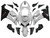 Fairings Kawasaki ZX6R 636 Silver Black Ninja Racing  (2005-2006) Fairings Kawasaki ZX6R 636 Silver Black Ninja Racing  (2005-2006)