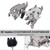 2x Front Hood Latch Lock For BMW F44 G20 G26 G80 F30 F31 F32 G22 G23 F36 G82