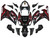 Fairings Kawasaki ZX6R 636 Black & Red Flame Ninja Racing  (2005-2006) Fairings Kawasaki ZX6R 636 Black & Red Flame Ninja Racing  (2005-2006)